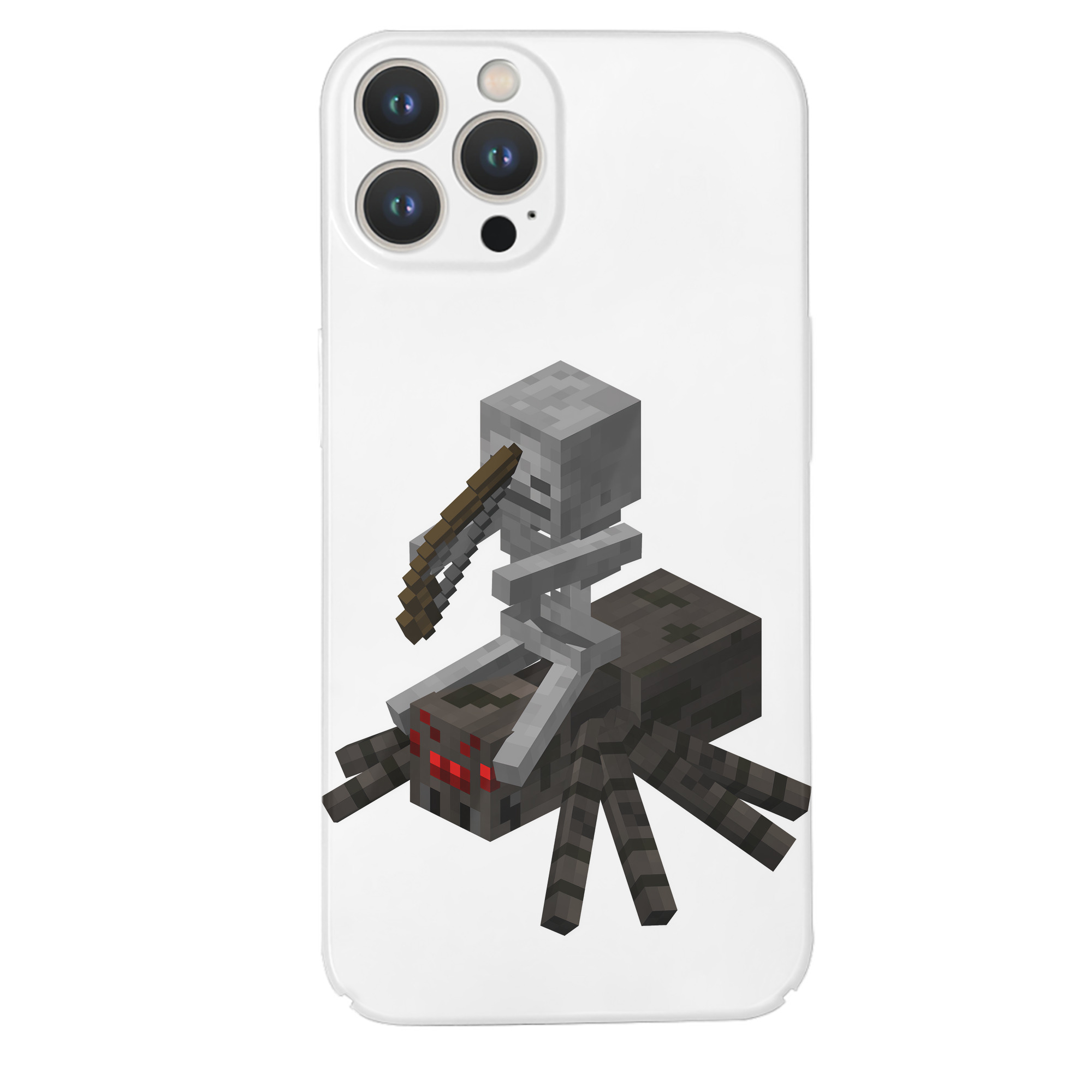 （画像用） マインクラフト ブロックの世界 Minecraft MC Block world 【iPhone 14シリーズ対応】ハードケース